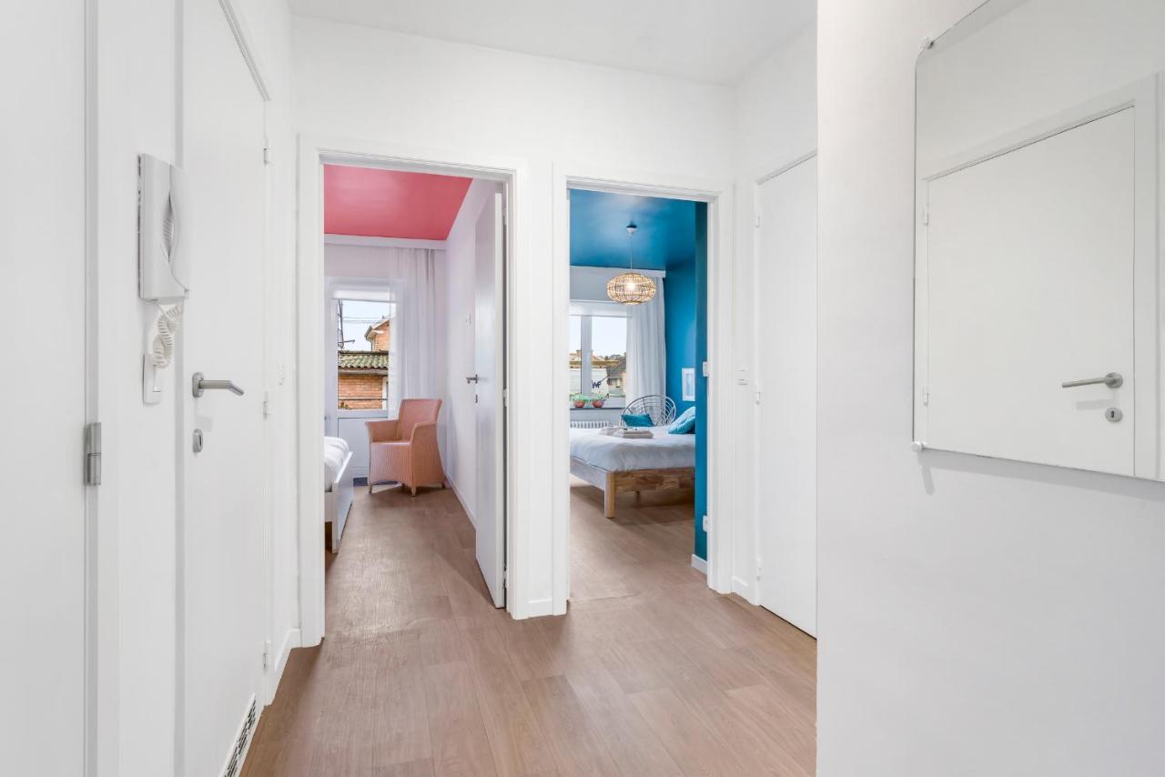 Ruim, Rustgevend Glv App Met Warme Kleuraccenten Middelkerke Extérieur photo